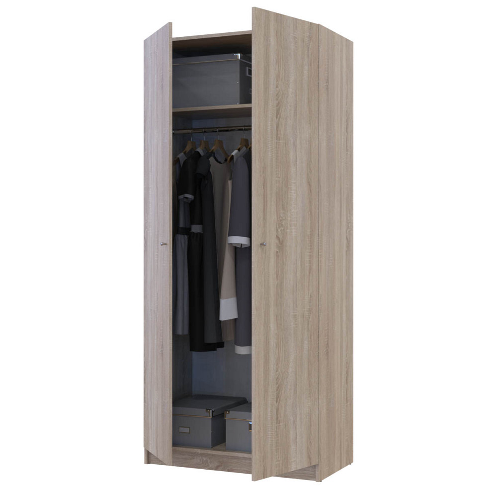 Полка для одежды Doros Promo Дуб Сонома 3шт. 86.7х35х1.6 (DRS-011563) Львов - изображение 5