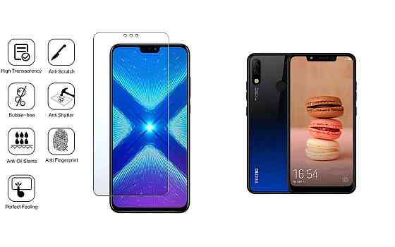 Захисне скло NeoGlass для Tecno Spark 3 Pro (KB8) – надпрозоре та стійке Київ