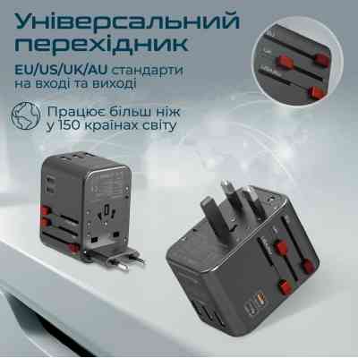 Зарядное устройство Promate tripmate-36w.black Винница