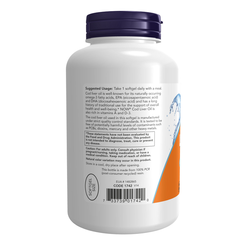 Cod Liver Oil 650mg - 250 sgels Луцьк - фото 3