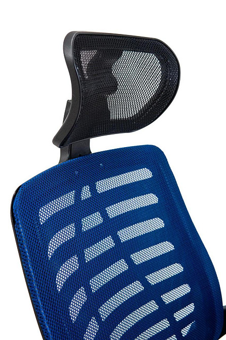 Офісне Крісло Керівника Richman Blast Сітка Чорно-синій Київ - фото 7