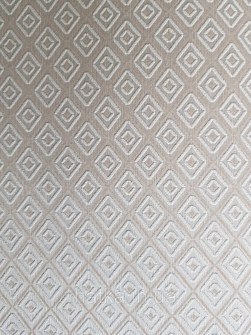 Шпалери текстильні еко 0.53х10.05 Rasch Textil Valentina класика фігури ромби структурні різні кольори Київ - фото 3