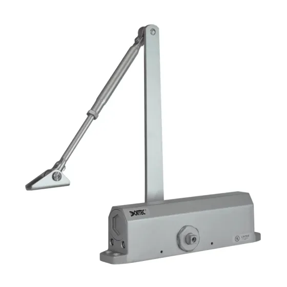 Дверний доводчик Dortec DT-536H Silver з фіксацією дверей у відчиненому положенні (63-00008) Київ