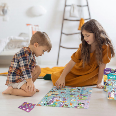 Пазл DoDo Шукай та знаходь Котяче кафе, 100 елементів (300667) Вінниця - фото 7