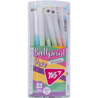 Ручка кулькова Yes Crystal автоматична 0,7 мм синя (411910) Вінниця