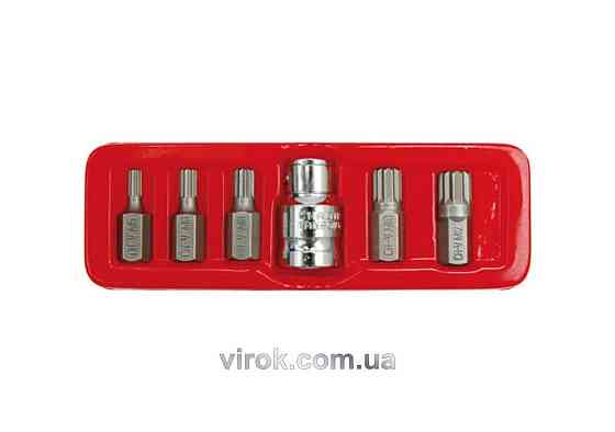 Насадки викруткові (біта) VOREL спеціальні на тріщатку 