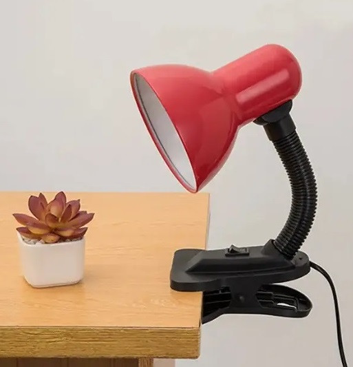 Настольная лампа китай прищепка  E27 (в наличии разные цвета) от 220V Днепр - изображение 3