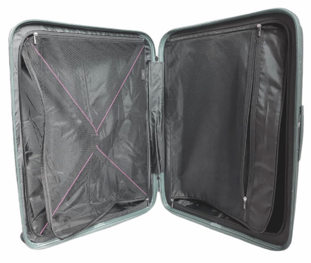 Чемодан пластиковый AIRTEX 246 большой 77 см Бирюзовый Киев - изображение 9