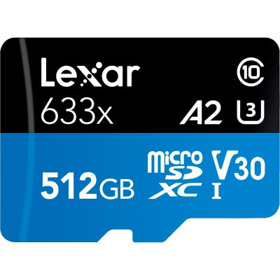 Карта пам&apos;яті Lexar 512GB microSDXC class 10 UHS-I 633x (LSDMI512BB633A) Вінниця - фото 2