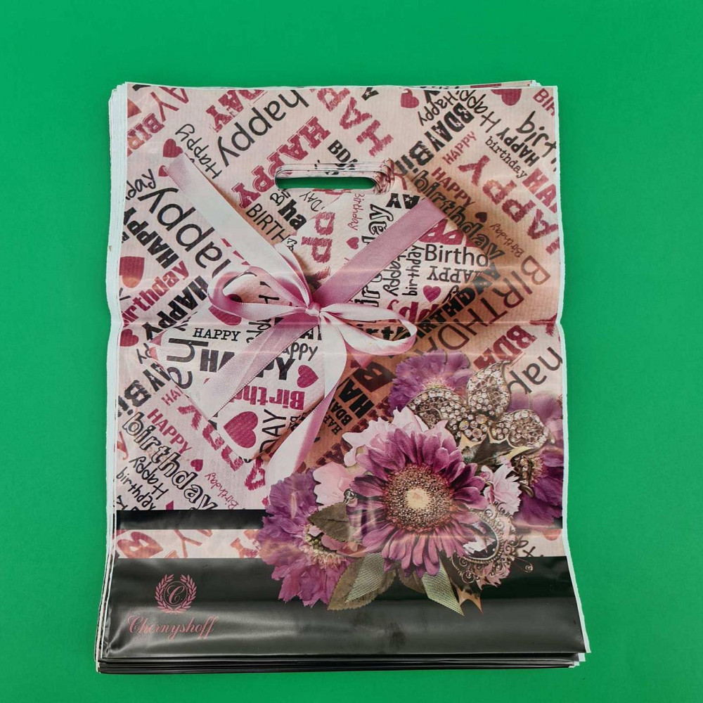 Пакеты с вырубной ручкой (29*37)