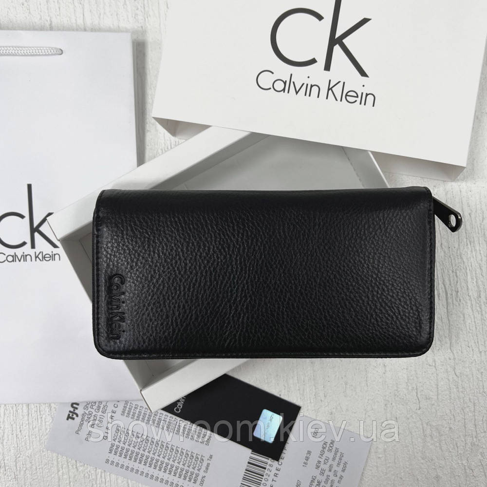 Чоловіча шкіряна клач на блискавки (1342) Київ - фото 3