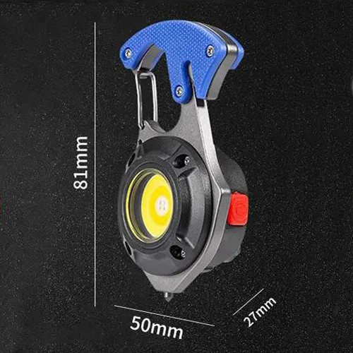 Фонарь для кемпинга W5143-COB, Белый, Жёлтый, Красный, multitool, Li-Ion, магнит, карабин Днепр - изображение 3