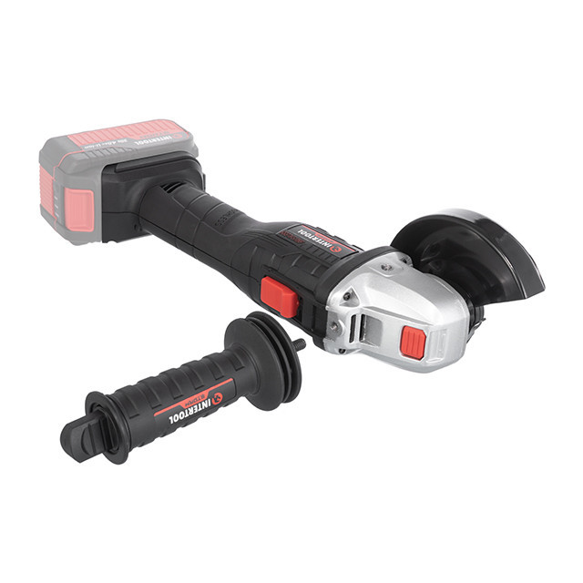 Шліфмашина кутова акумуляторна безщіткова 20 В, 125 мм, 10000 об/хв, без ЗП та АКБ INTERTOOL WT-9366 Київ - фото 8