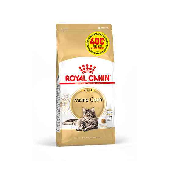 Корм для дорослих котів ROYAL CANIN MAINECOON ADULT 1.6 кг + 400г в подарунок Київ