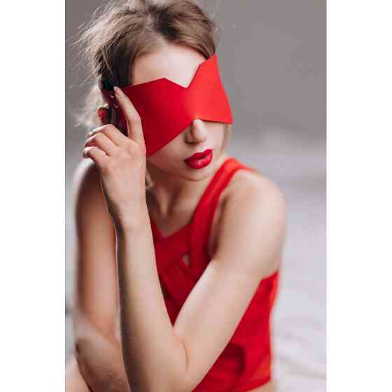 Маска на глаза MD3 RED полиуретан Sex Aura Киев