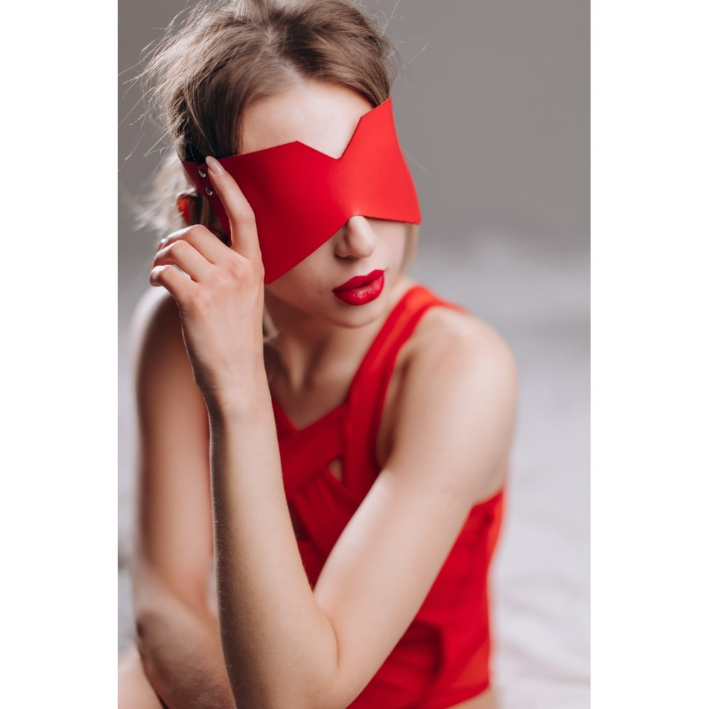 Маска на глаза MD3 RED полиуретан Sex Aura Киев - изображение 1