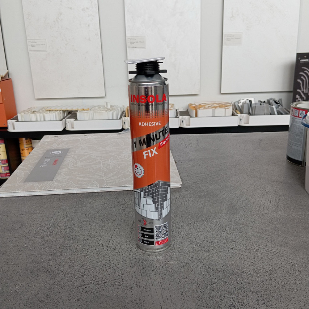 Клей-піна INSOLA 1 Minute Fix 750 мл Киев - изображение 2