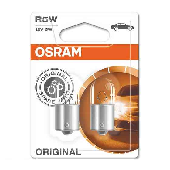 Указательные лампа накаливания OSRAM 5007-02B R5W 12V BA15s 10X2 Blister Харків