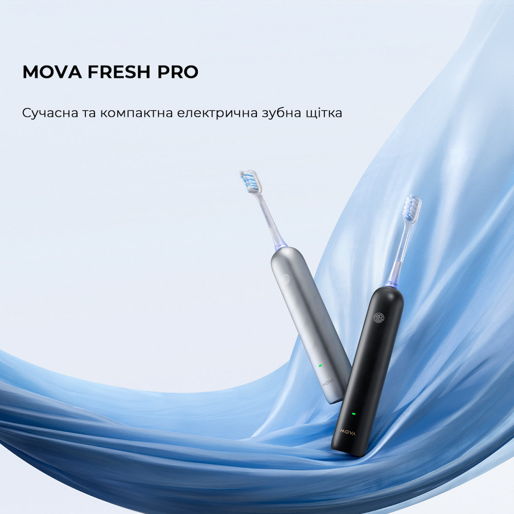 Зубна електрощітка Mova Fresh Pro Black (ATB15A-BK) ( Black ) Харків - фото 12