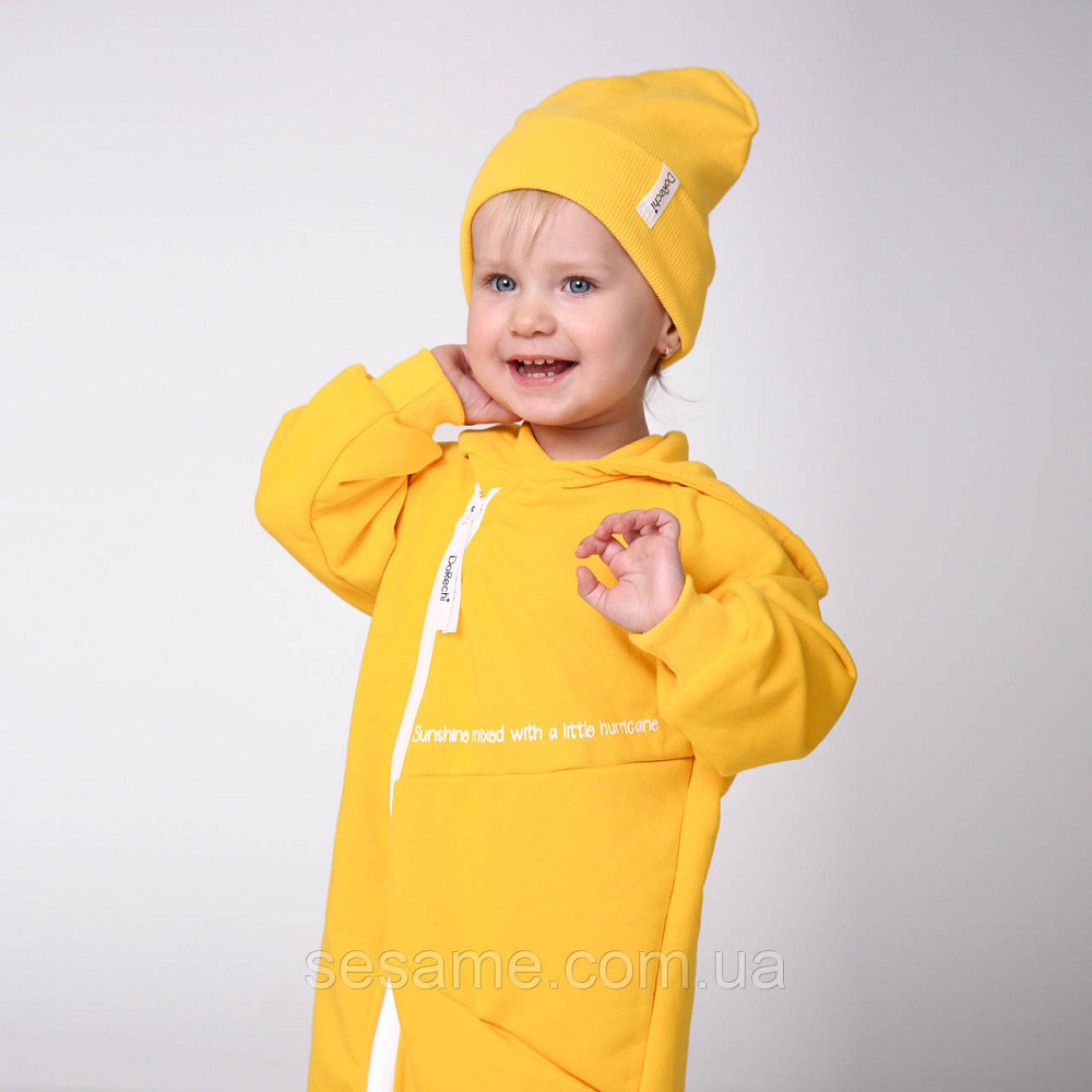 Комбінезон трикотажний ромпер Драйв Жовтий Харків - фото 7