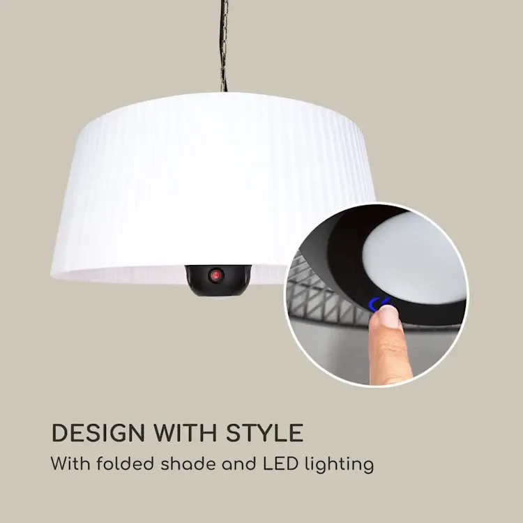 Б/У Підвісний інфрачервоний електричний обігрівач Blumfeldt Venice Heat 1.8 кВт з пультом Німеччина Дніпро - фото 4