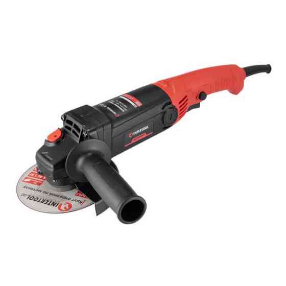 Болгарка INTERTOOL WT-0231, 0,86 кВт, 11000 об/хв, диск 125 мм - шліфмашина з покращеним захистом Львів