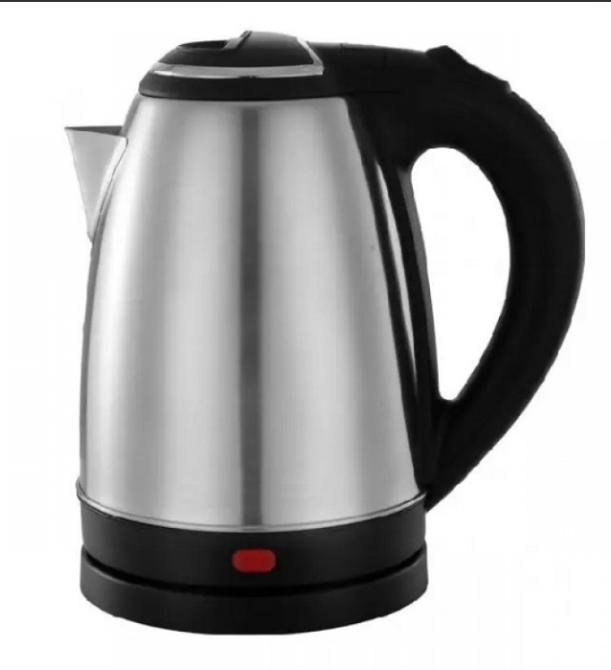 Дисковий електрочайник із нержавіючої сталі SMURFETT SC-20A 2л 1500Вт (Чорний) Одеса - фото 6