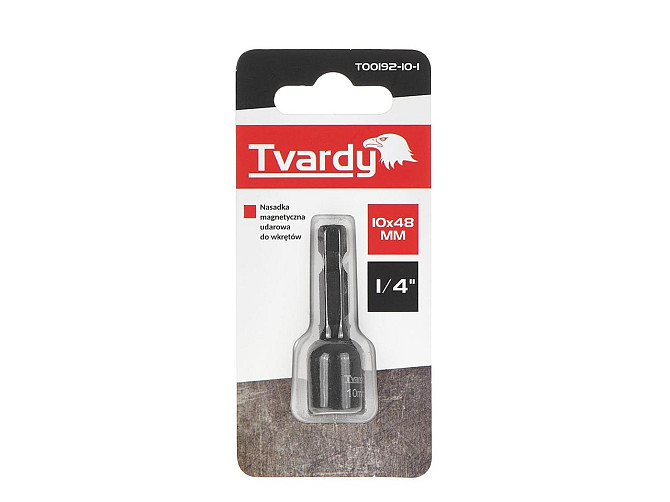 Головка біти ударна "Tvardy" магнітна шестигранна 10 х 48 мм Стрый - изображение 3