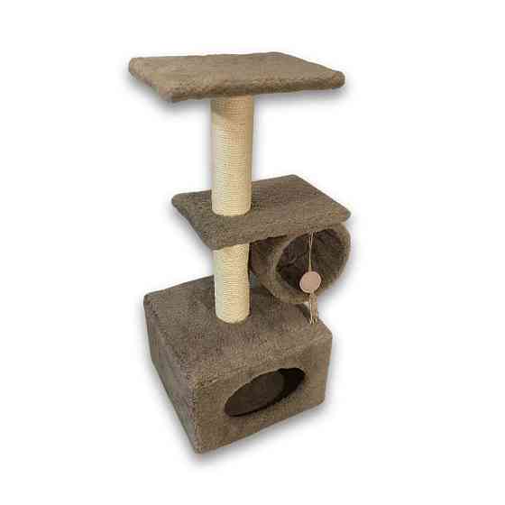 Дряпка Природа Саванна для котив з барабаном капучино 38x38x90 см Київ