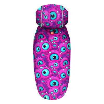 Дощовик для тварин WAUDOG Clothes Накидка з капюшоном Око монстра L (358-4049) Вінниця