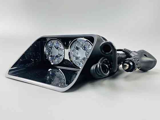 Маячок проблисковий S12-A стробоскоп 9-80V 10 led діодів синій+червоний спалах автомобільна мигалка Мукачево