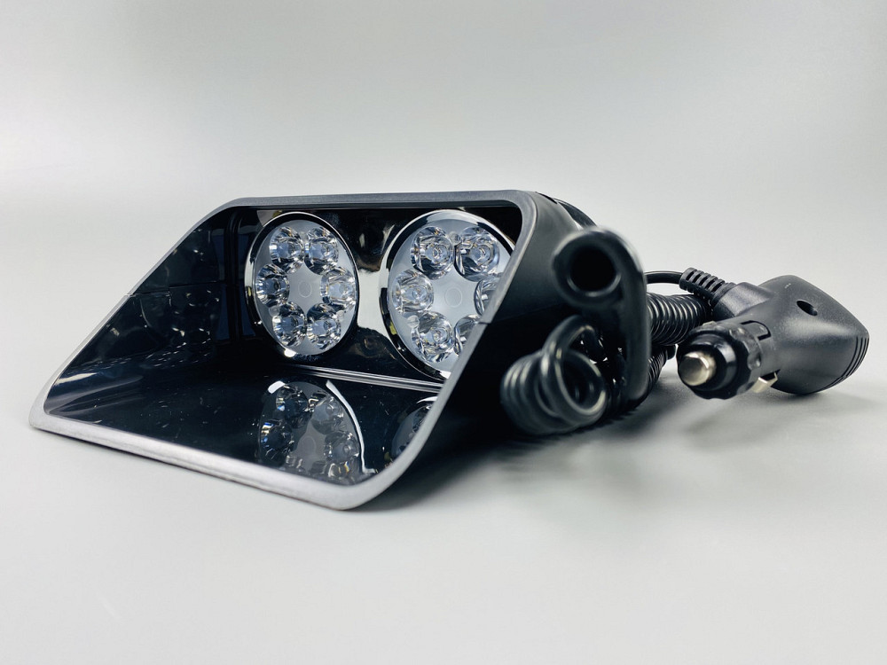 Маячок проблисковий S12-A стробоскоп 9-80V 10 led діодів синій+червоний спалах автомобільна мигалка Мукачево - фото 4