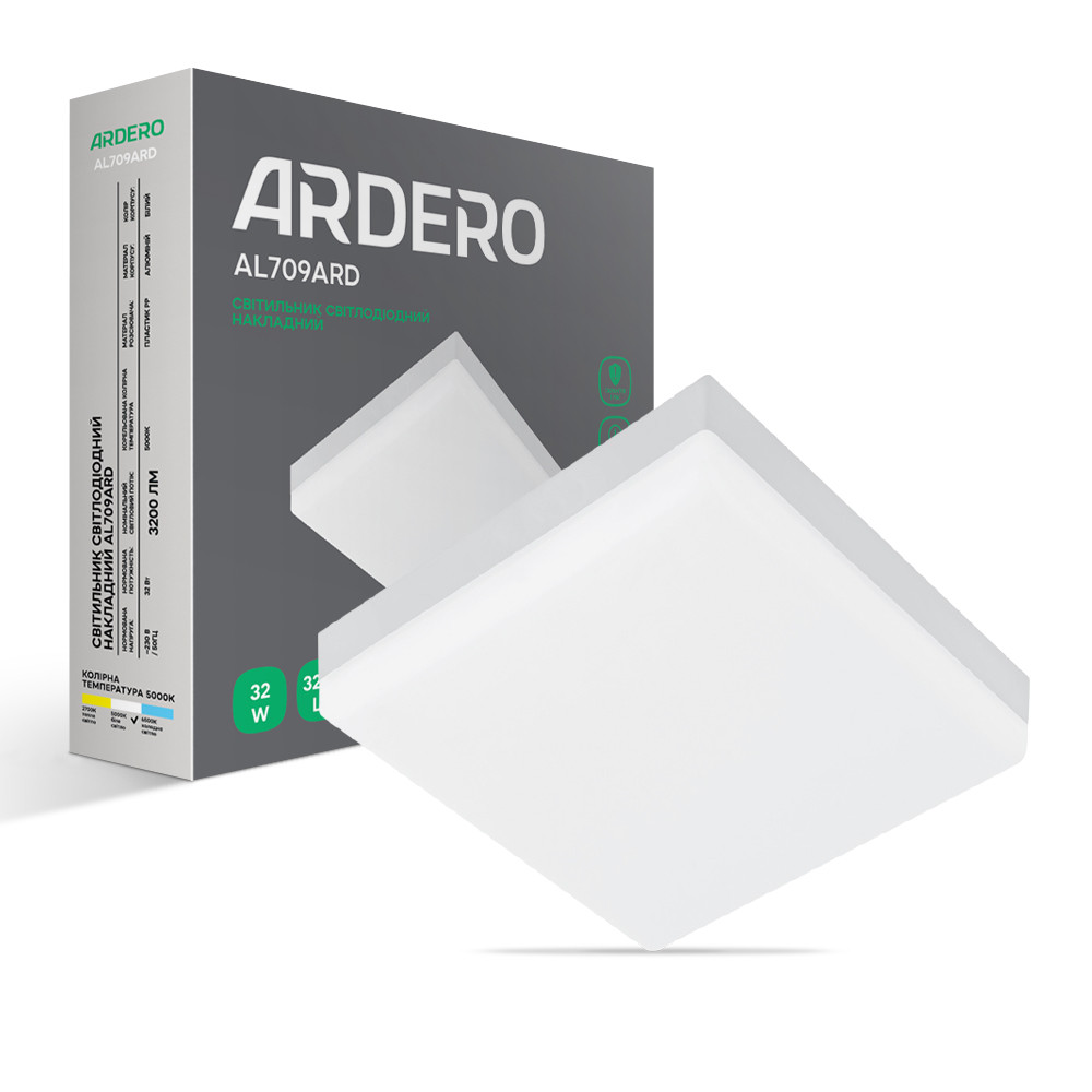 Світлодіодний накладний світильник Ardero AL709ARD 32Вт 5000K білий Харків - фото 1