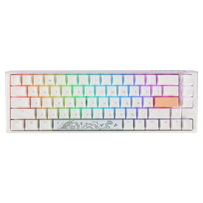 Клавіатура Ducky One 3 SF Cherry MX Brown RGB UA USB White (DKON2167ST-BUAPXPWWWSC1) Вінниця - фото 1