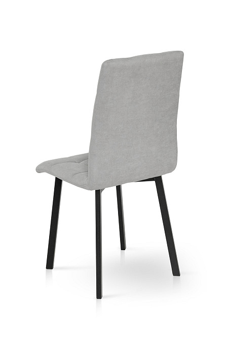 Стілець Трініті, метал чорний/ тканина світ-сіра-- Київ - фото 5