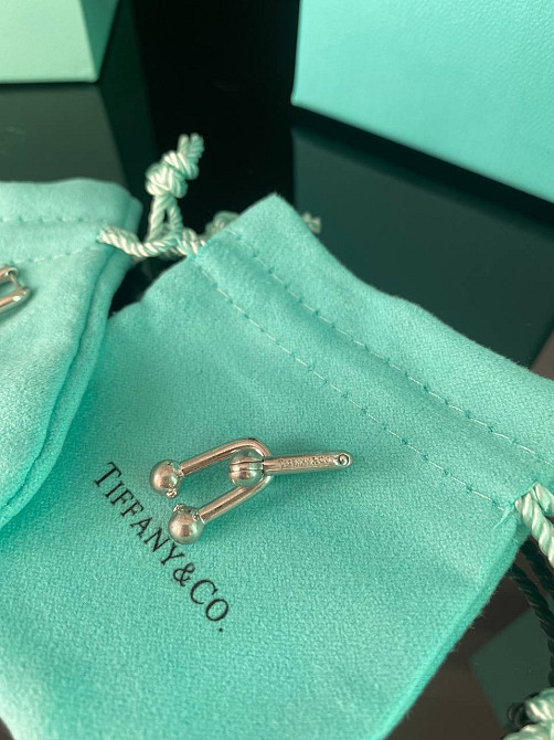Тиффани серьги Hardwear / Tiffany серьги напыление серебро / упакована в мешочек Tiffany Одесса - изображение 2
