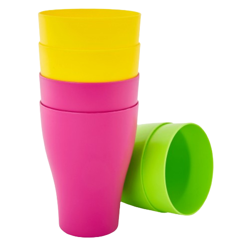 Набір чарок 0,075л 6шт пластик мікс яскравий Алеана Житомир