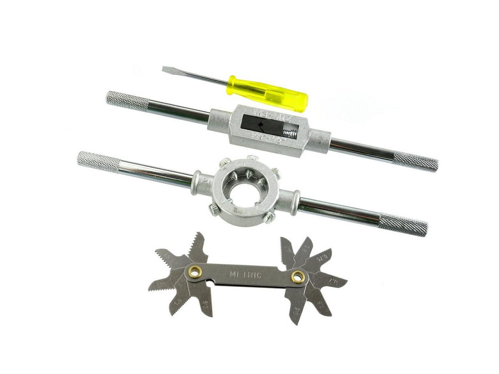 Набір мітчиків і плашок "GeKo" M3-M12, к-т 32 шт. Стрый - изображение 3