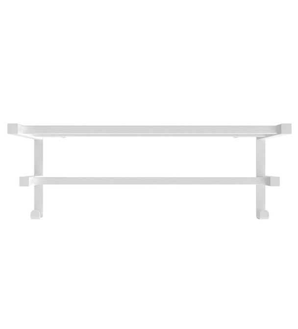 Полиця для рушників навісна профільна HF Sheffield 520x204 white mat Київ - фото 2