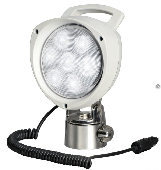 Прожектор Светодиодный 7Х3W12/24V Шарнирное Крепление для лодок катеров яхт Киев - изображение 1