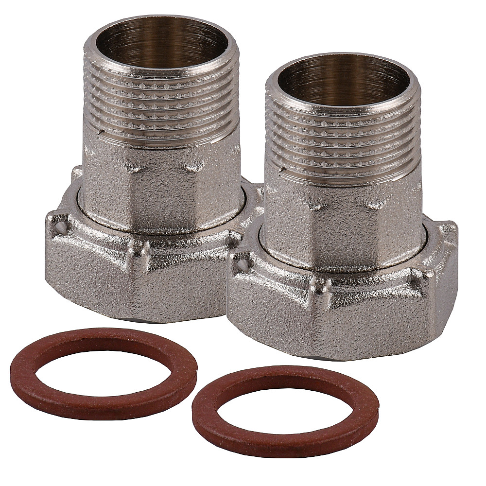 Комплект штуцерів 1″х3/4″ВЗ нікельований NU543B OPTIMUM Тернопіль - фото 2