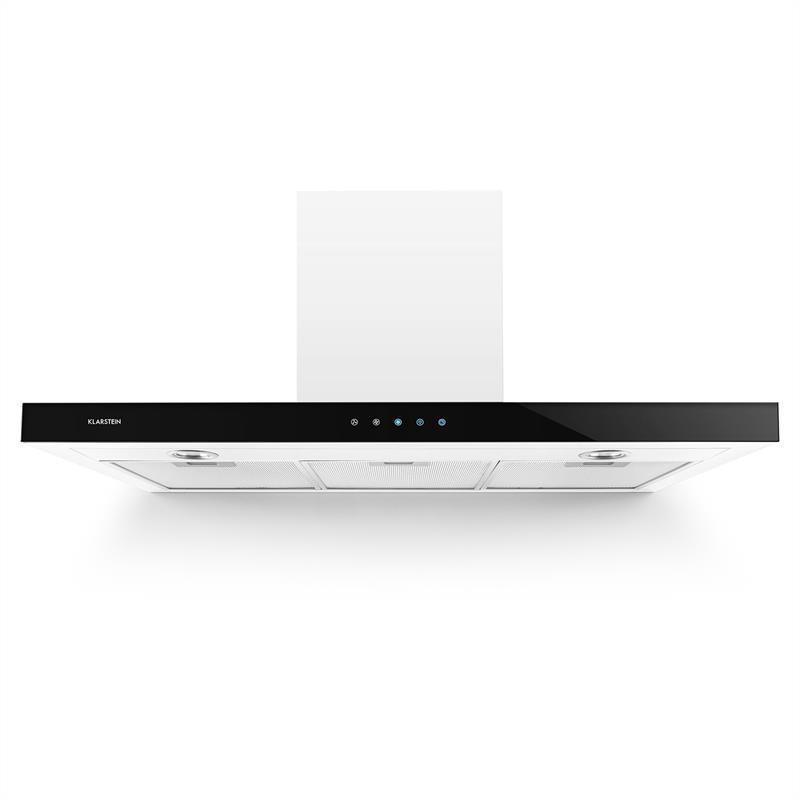 Витяжка Bon Vivant Noir 90 см 630,5 м3/год скло з таймером неіржавка сталь чорний (Німеччина, читати Рівне - фото 2