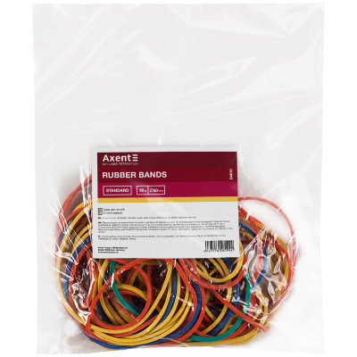 Резинки для денег Axent Standard цветные, 50 г (D4610) Винница - изображение 2