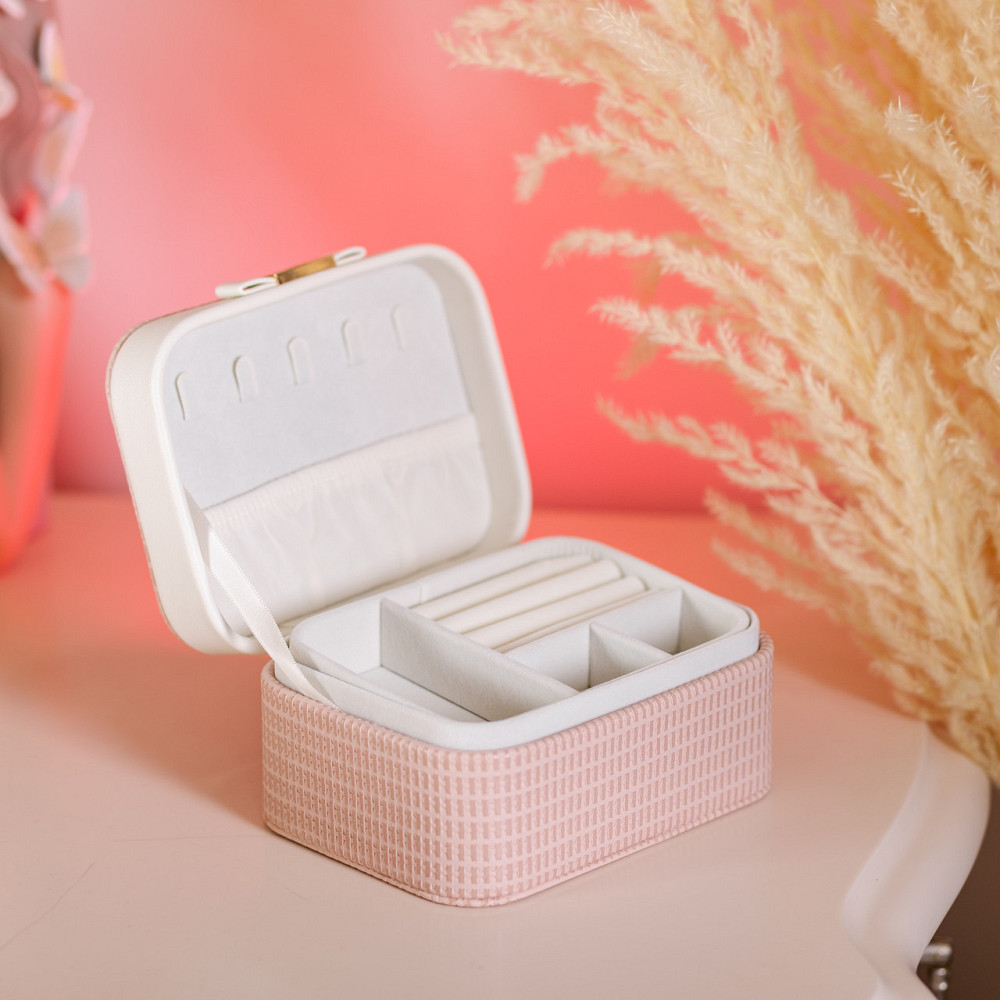 Скринька для прикрас з еко шкіри 15.5×11.5×8.5 ​​органайзер для ювелірних виробів HP-5-37P Коломия - фото 6