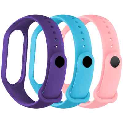 Ремінець до фітнес браслета Armorstandart комплект 3шт Xiaomi Mi Band 4/3 Crush (ARM87028) Вінниця