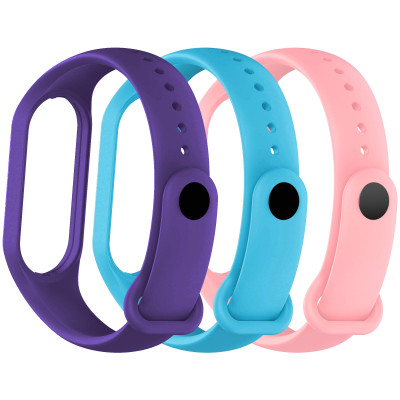 Ремінець до фітнес браслета Armorstandart комплект 3шт Xiaomi Mi Band 4/3 Crush (ARM87028) Вінниця - фото 1