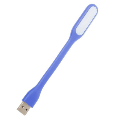 Лампа USB Optima LED, гибкая, 2 шт, синий (UL-001-BLU2) Винница - изображение 1