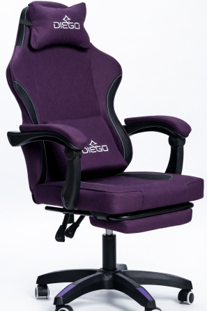 Кресло геймерское DIEGO Soft Light Purple Киев