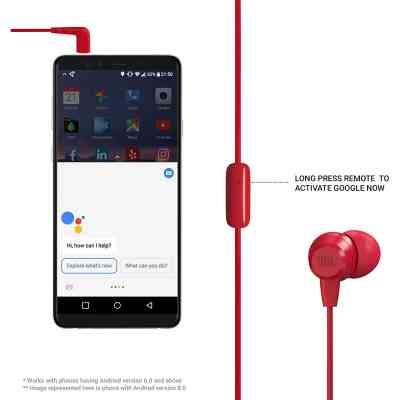 Навушники JBL C50 HI Red (JBLC50HIRED) Вінниця