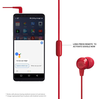 Навушники JBL C50 HI Red (JBLC50HIRED) Вінниця - фото 4